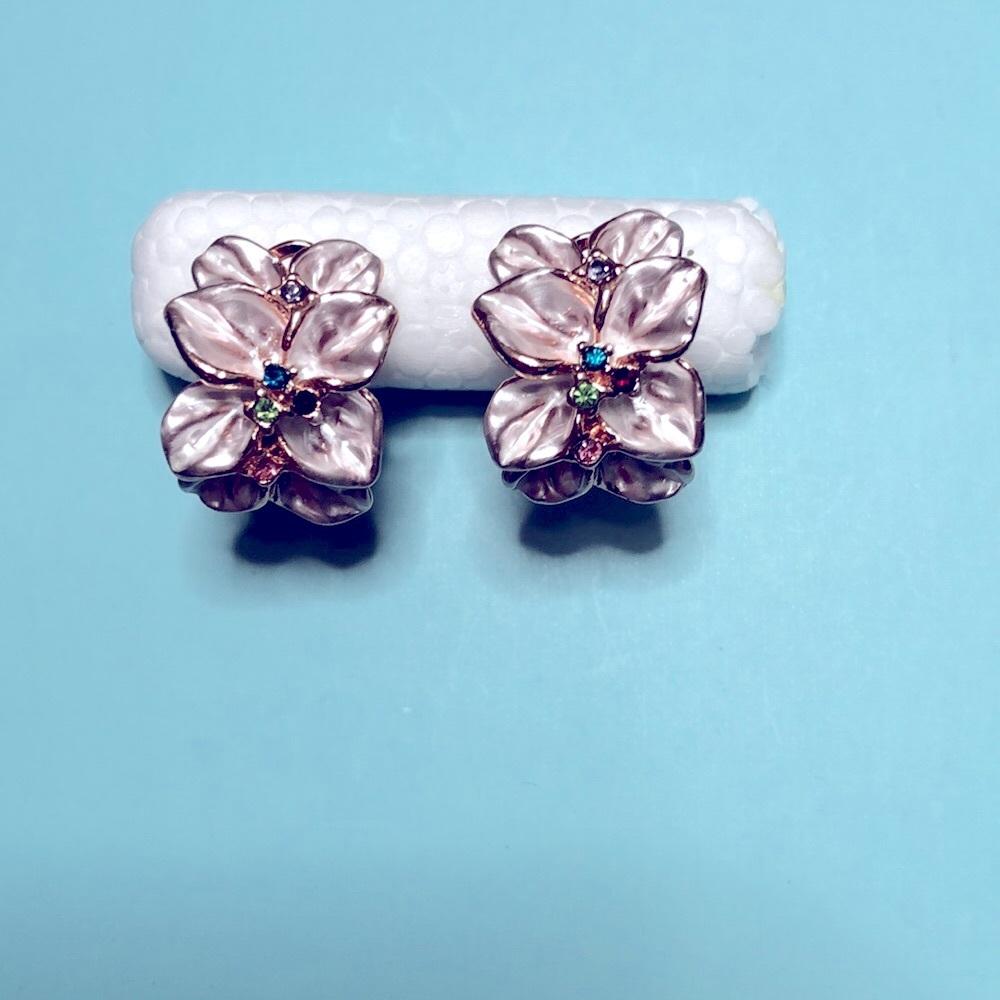 NWOT Rose Gold 18KGP Earring